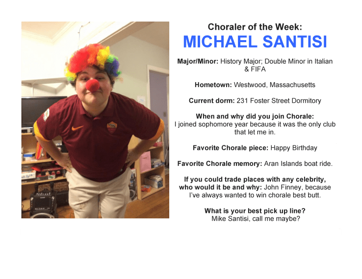 TISIchoralerofweek