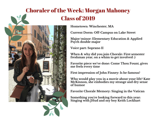 Choraler of the Week- Morgan Mahoney.png