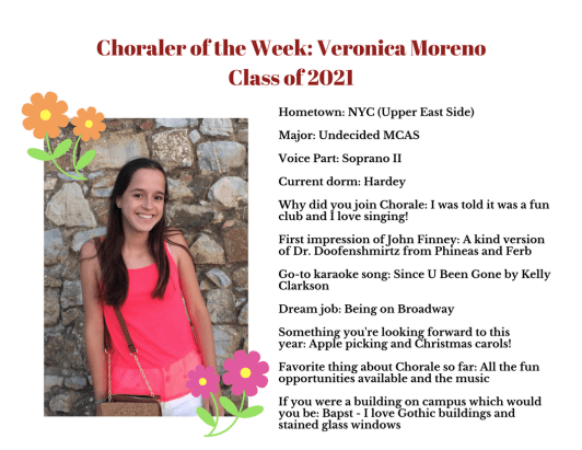 Choraler of the Week- Veronica Moreno